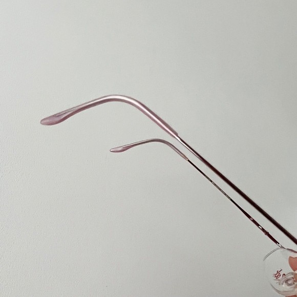 UROCK Eyeglasses Frame U721 Rose 52-18-135 Semi Rimless Display Model - Picture 8 of 12